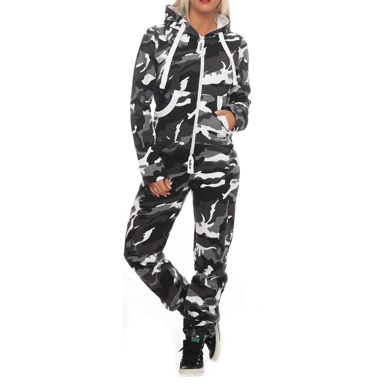 

ZOGAA Fashion Women Camouflage Tracksuits Jogging Suit Hooded Sweatshirt + jogger Pants 2 piece set woman hoodies Outfit S-2XL