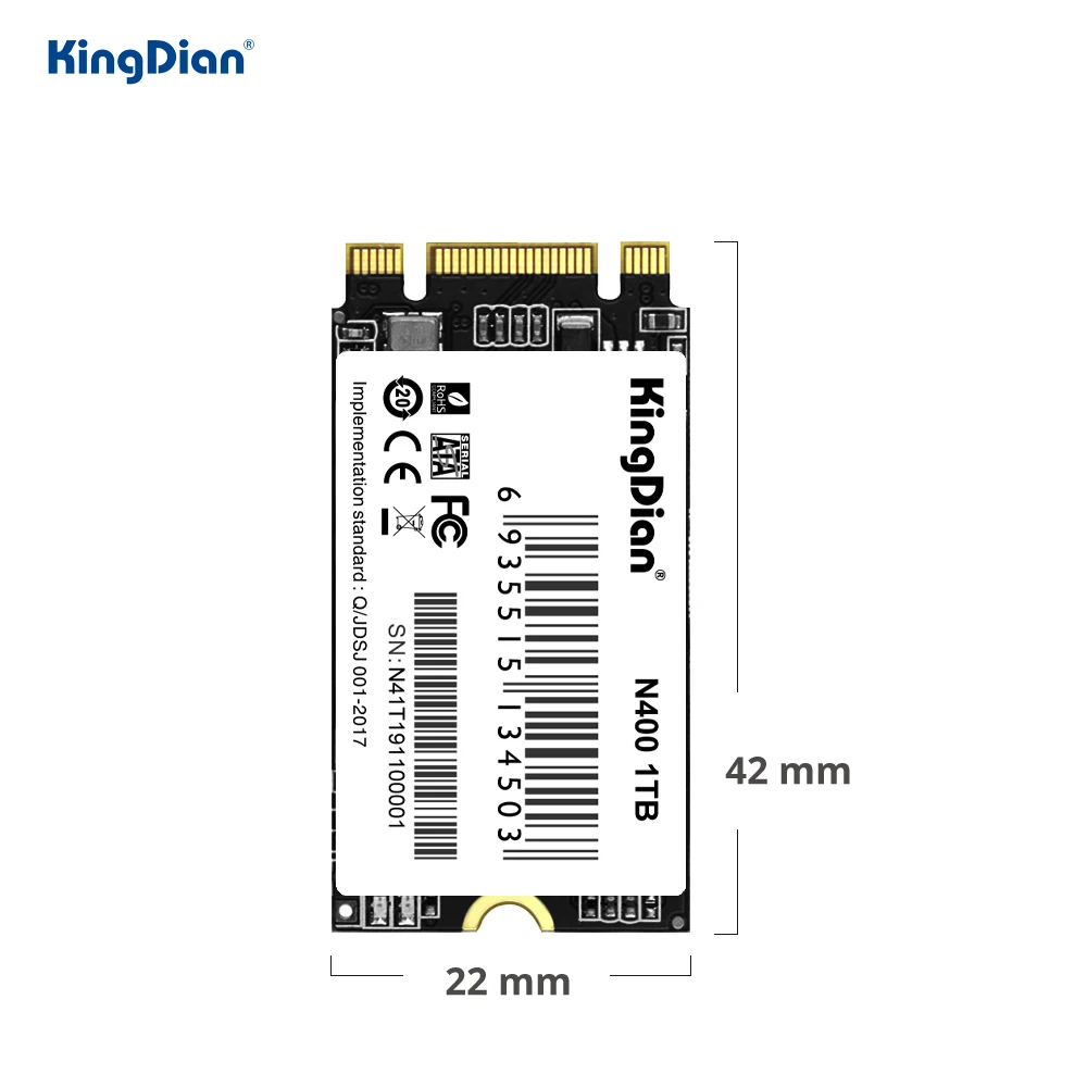 Твердотельный накопитель KingDian M.2 2242 внутренний SSD-накопитель 120 ГБ 240 512 ТБ NGFF для