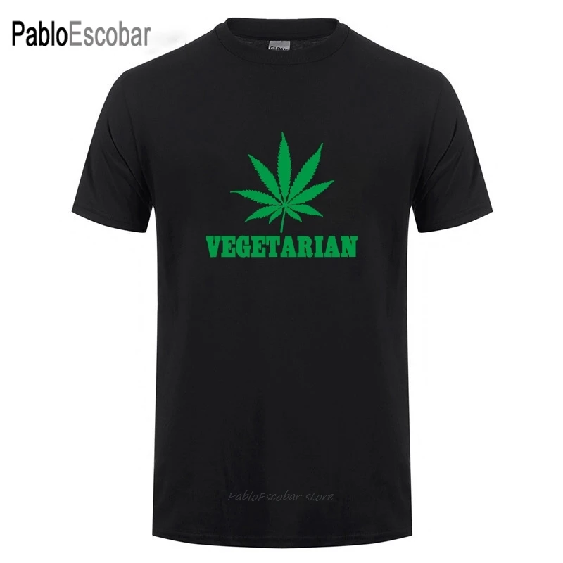 Vegan Vegetarian Weed Подарочная футболка для мужчин и женщин с животным принтом Эффектная