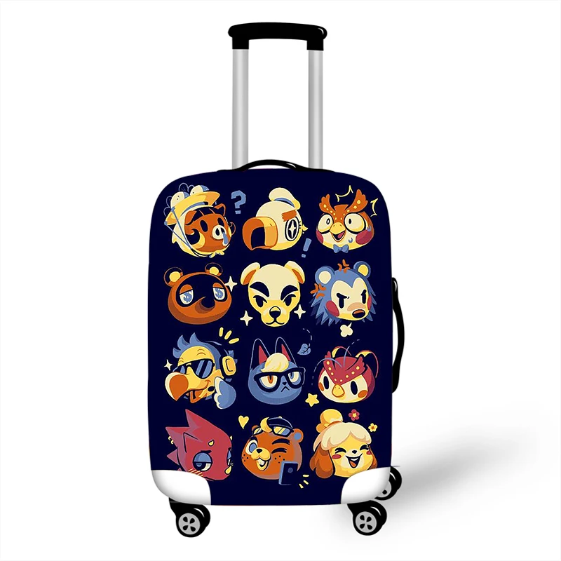 

18-32''Animal Crossing Elastic Luggage Protective Cover Trolley Suitcase Protect Dust Bag Case Travel Accessories