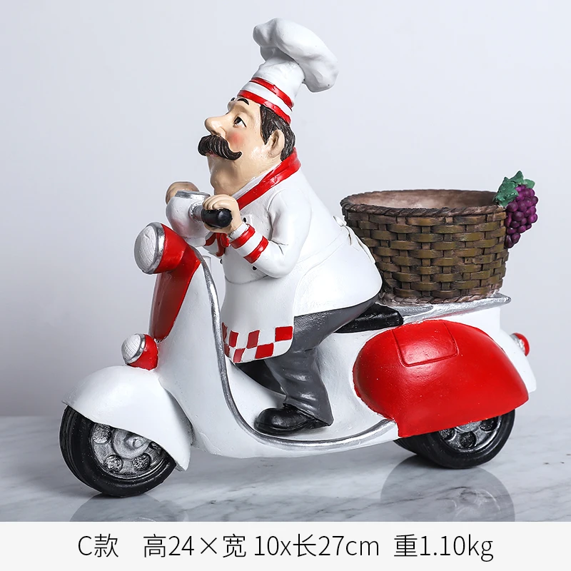 Европейская Винная стойка шеф повар ресторана маленькие украшения украшение для