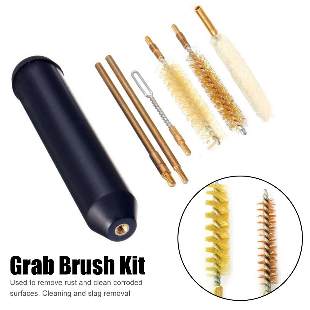 

7pcs Hunting Tool Rod Cleaner Brush Tool Kit Universal Cleaning Brushes Professional Slag Remover Hunting Accessories