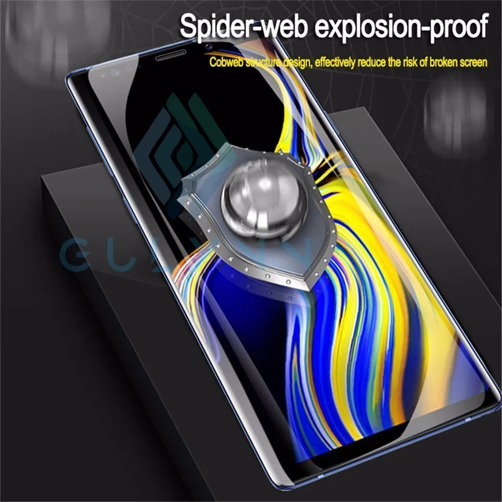 Полное покрытие мягкая защитная Гидрогелевая пленка для samsung Galaxy 10 10E PLUS S7 S6 Edge S8 S9 Plus Note 8 9 HD защитная пленка для экрана