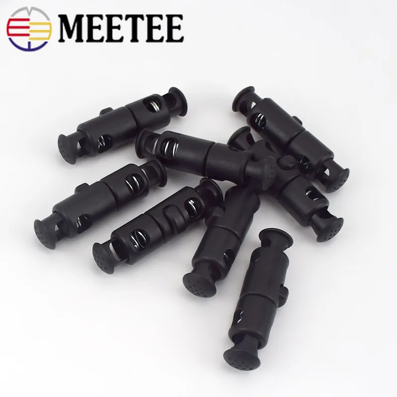 6 мм пружинный пластиковый шнур с фиксатором 2 отверстия тумблер веревка замок