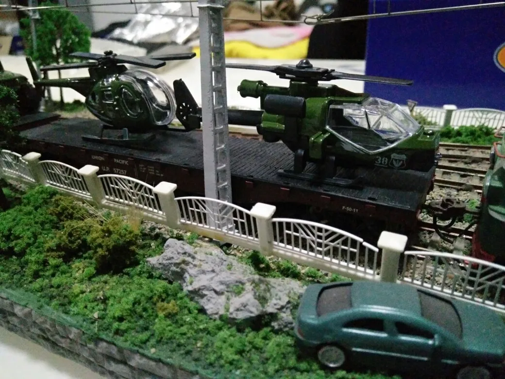HO1: 87 6 шт масштабная модель грузовика с зеленым цветом