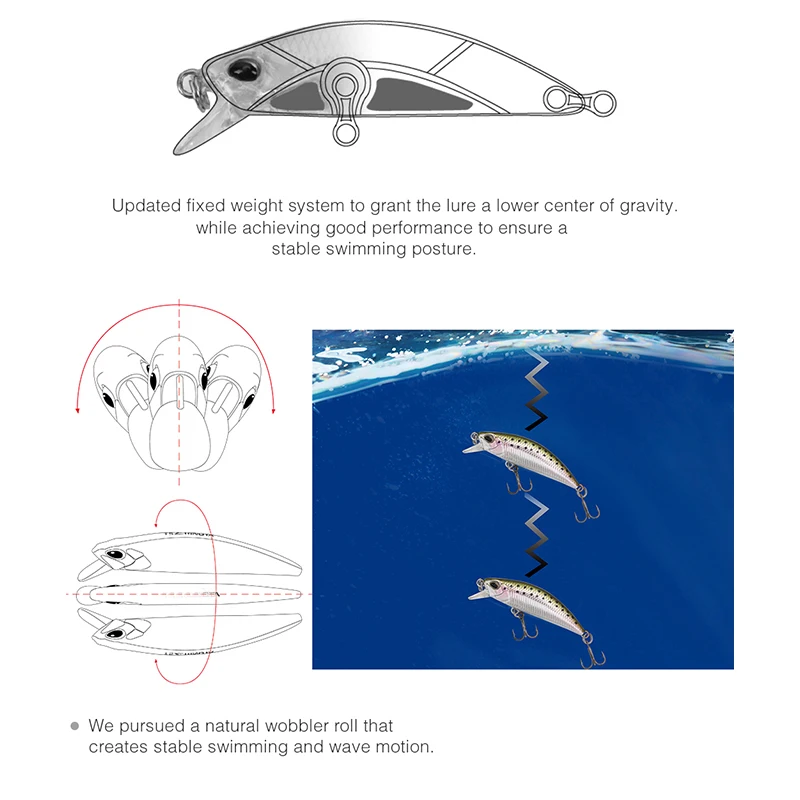 

Hot 5g/5.5cm Minnow Fishing Lure Lasers Hard Artificial Bait with 3D Eyes Fishing Tool N66