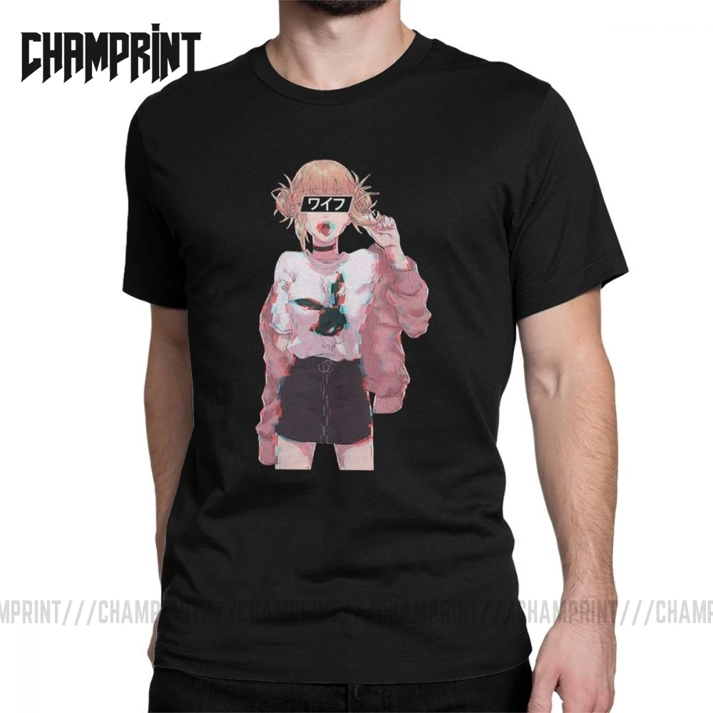 Toga Himiko The Crazy Waifu Мужская футболка Boku No Hero academic японские Аниме футболки с короткими