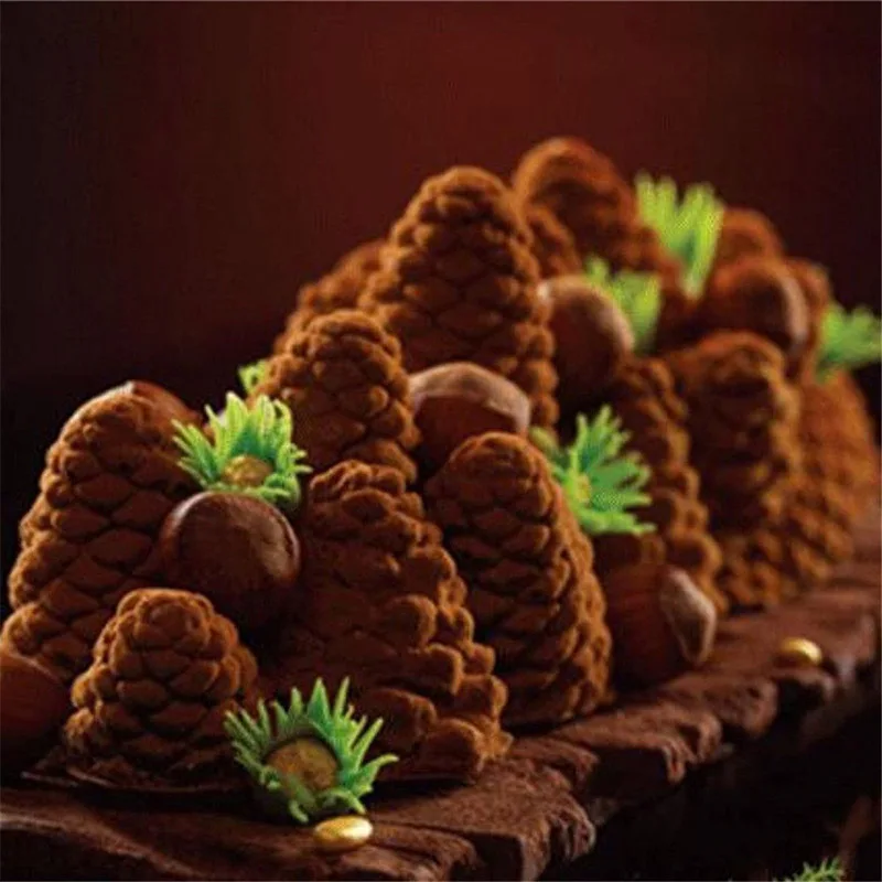 3D силиконовая форма для торта в форме фруктов мусса десертная яблоко лимон груша