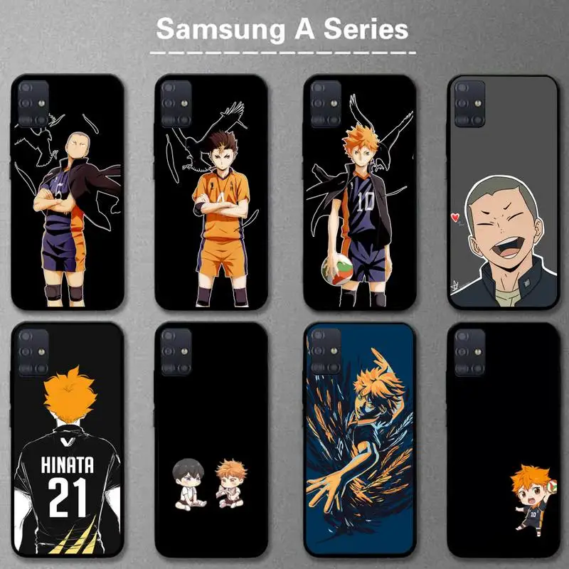 

Haikyuu!! Karasuno Jersey Shoyo Hinata Phone Case For Samsung A20s A30S A31 A40 A50S A51 A70 A71 A80 5G A32 A02 Fundas Coque