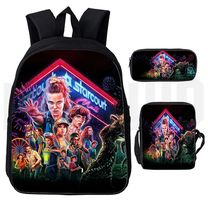 Мужской рюкзак с 3D принтом из сериала очень странные дела|Мужские рюкзаки| |