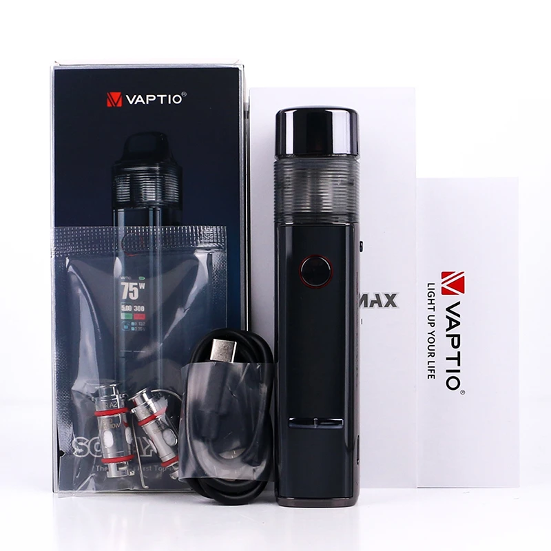 VAPTIO SONAR MAX Vape Kit Powered by Single 18650 Battery with 4.5ml Pod & 0.96 inch TFT Color Screen | Электроника