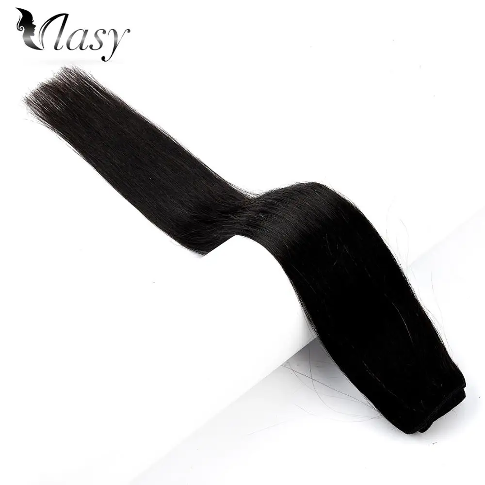 Vlasy 100% натуральные кудрявые пучки волос натуральный черный цвет машинное