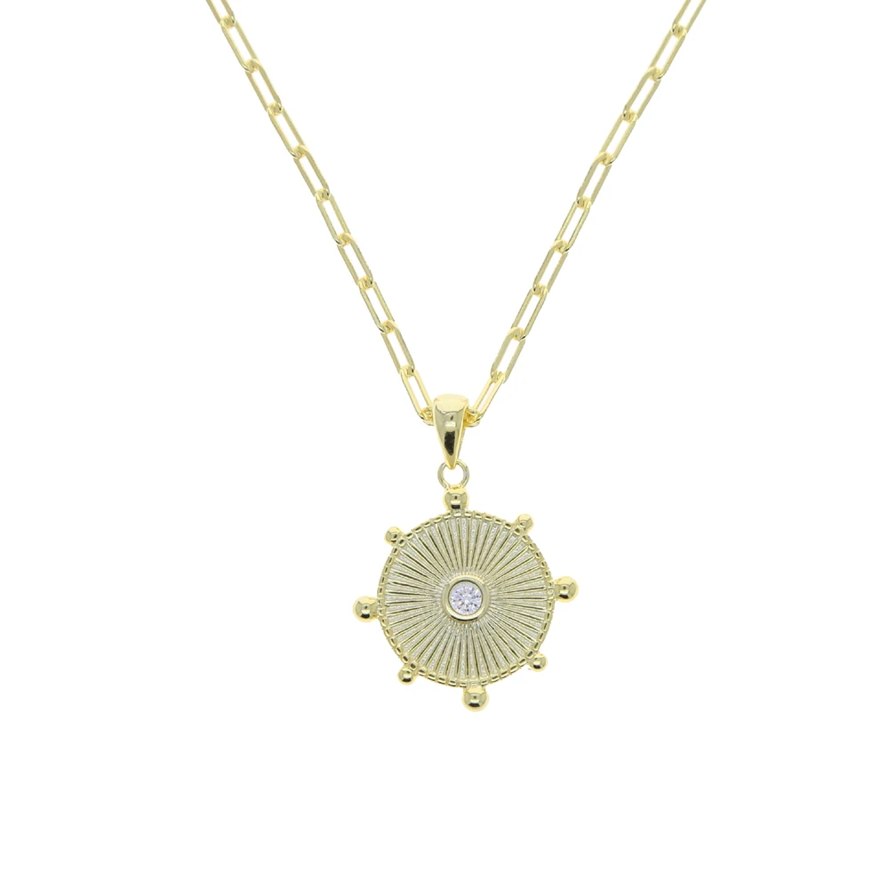 

Fashion Asymmetric Necklace for Women Twist 925 Sterling Silver Gold Color Coin Pendant Choker Chain Necklaces Party Jewelry