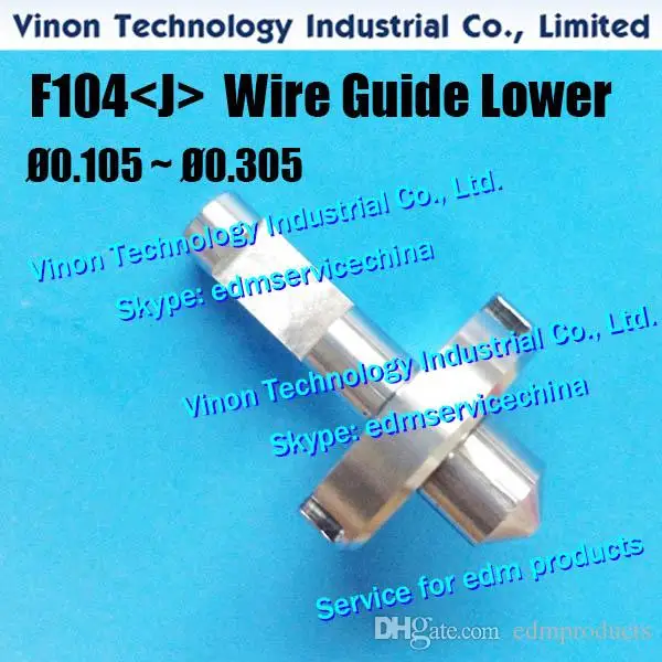 Ø 0 105-Ø 0.305mm F104T edm Проводная направляющая для конусных фотографий фотоэлементов