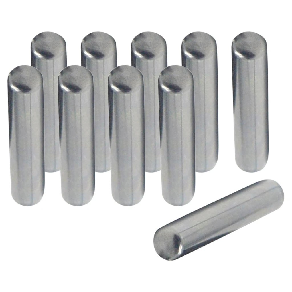 

10pc Carbon Steel Dowel Pins Rod 0.16in Dia Pin Fasten Elements Select Size
