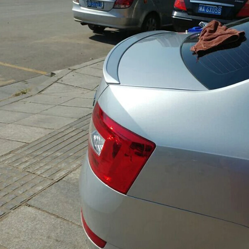 Для Octavia Спойлер ABS Материал заднего крыла автомобиля праймер цвет задний спойлер