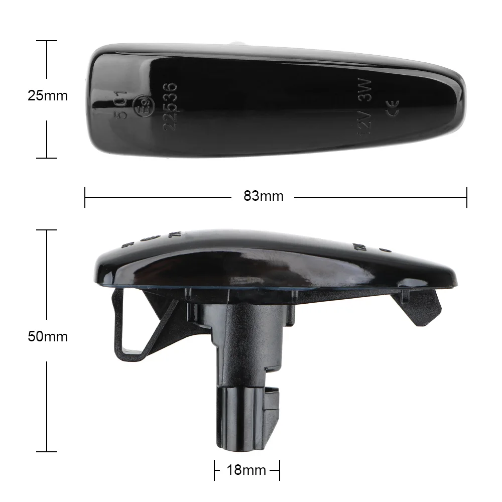 

LEEPEE Blinker Light Turn Signal Light Signal Lamp LED Car Dynamic Side Marker