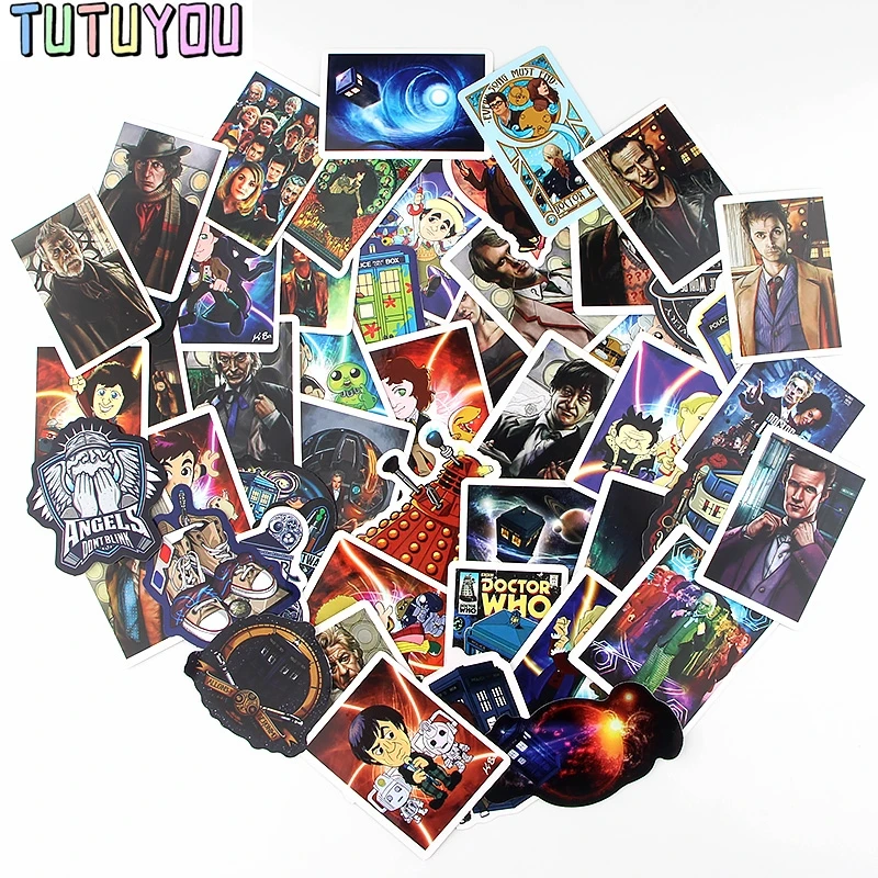 50 шт. водонепроницаемые наклейки для ноутбука мотоцикла скейтборда багажа