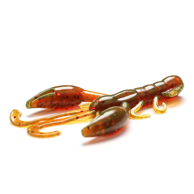 15 шт. креветка запах с солью Мягкая приманка для охоты рыбок Рыболовная Приманка 5