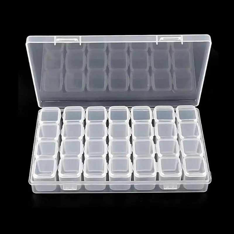 28 шт. органайзер для хранения ногтей косметический инструмент макияжа отличная