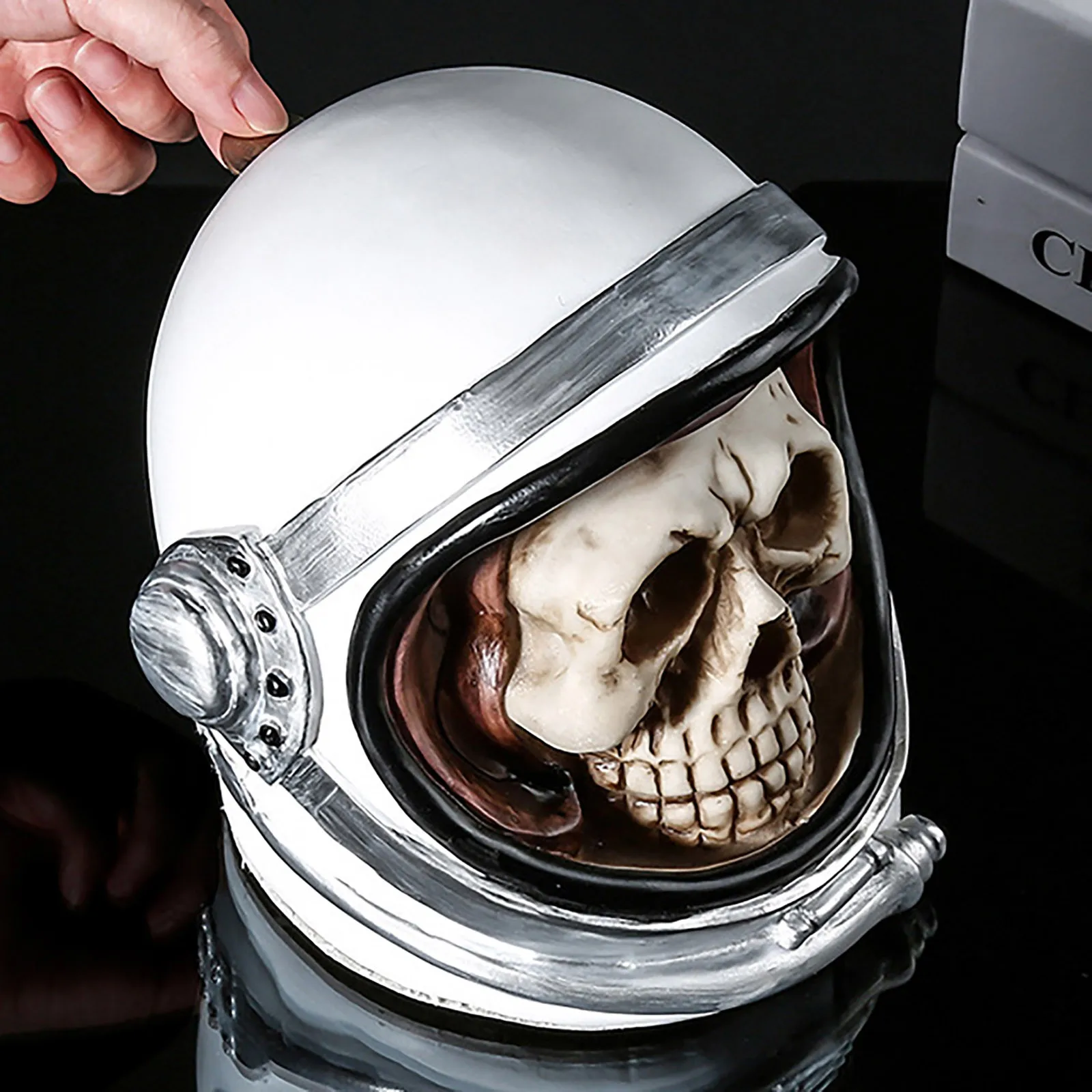 Креативная копилка с изображением астронавта черепа модель поделки украшение