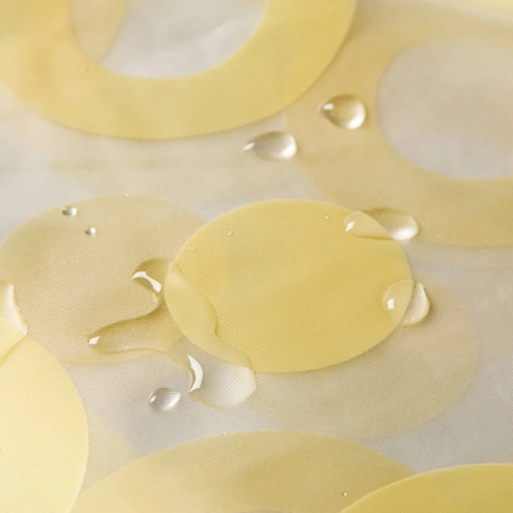 EHOMEBUY новый желтый круглый узор занавеска для душа Водонепроницаемая Mildewproof