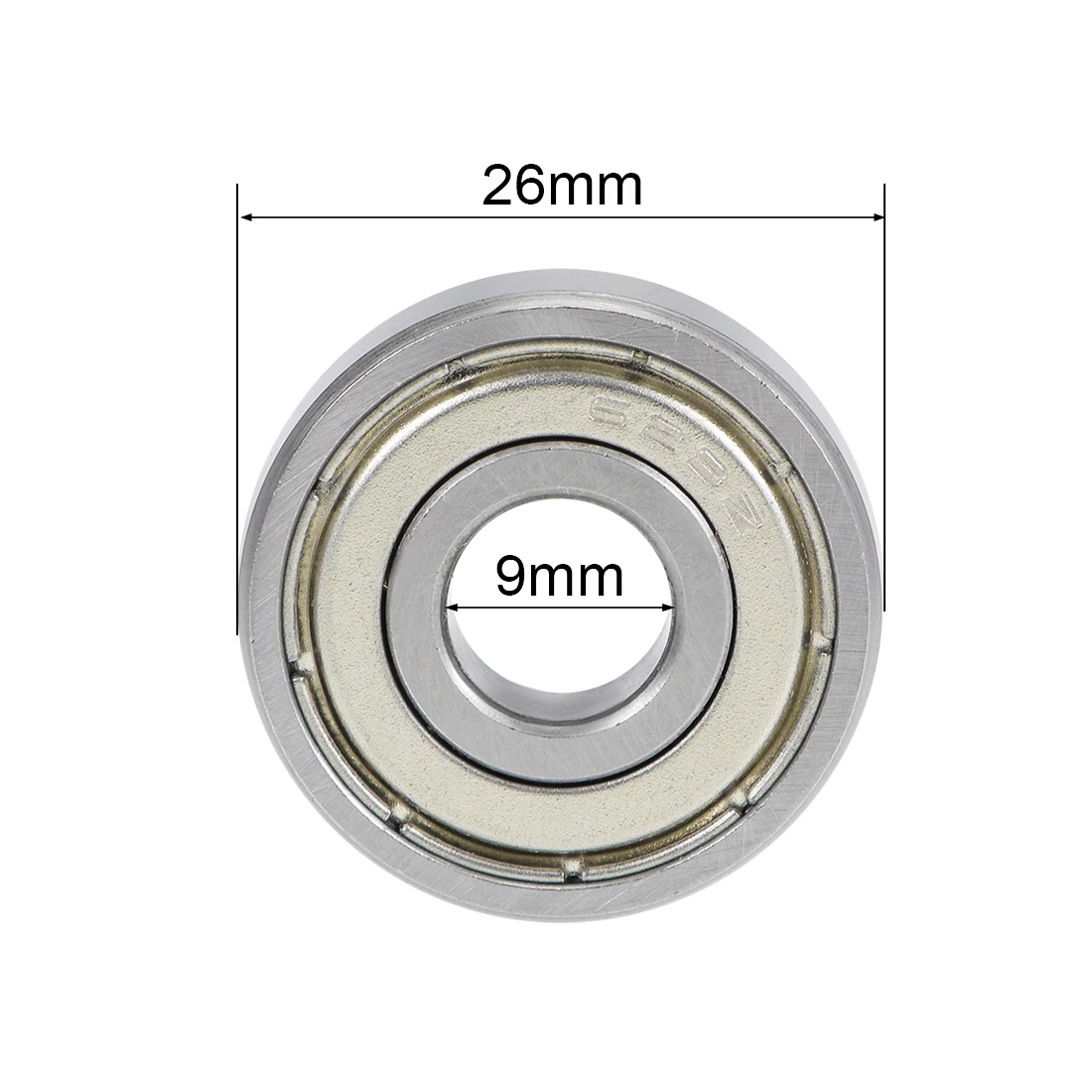 

uxcell 629ZZ Deep Groove Ball Bearings Z2 9x26x8mm Double Shielded Carbon Steel 10pcs