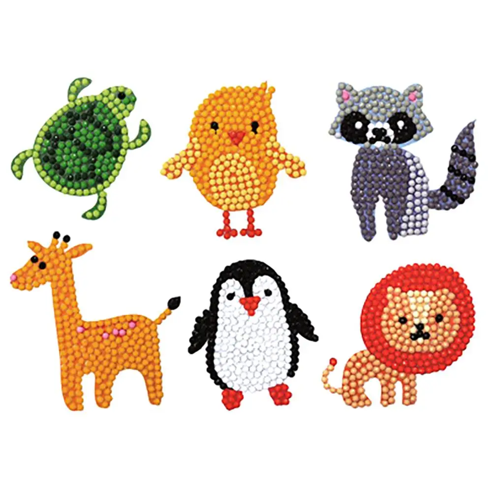 Легко алмазные наборы для рисования детей 5D DIY краски по номерам ручная работа