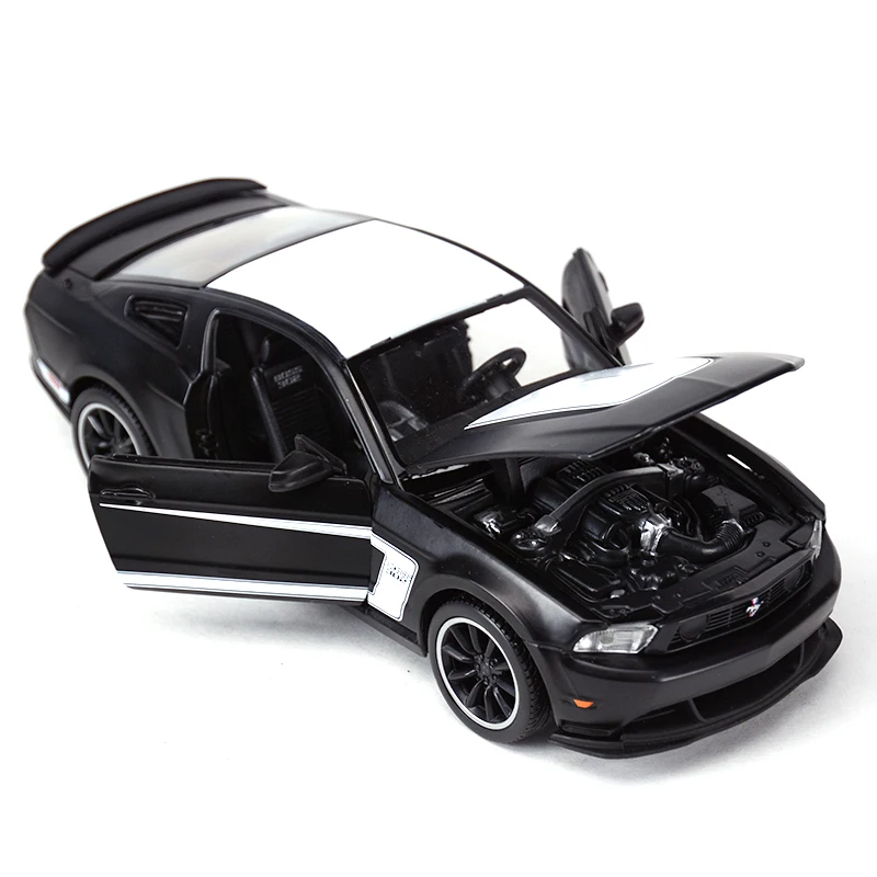 

1:24 Ford Mustang Boss 302 Sports Car Static Die Cast Vehicles Collectible Model Car Toys