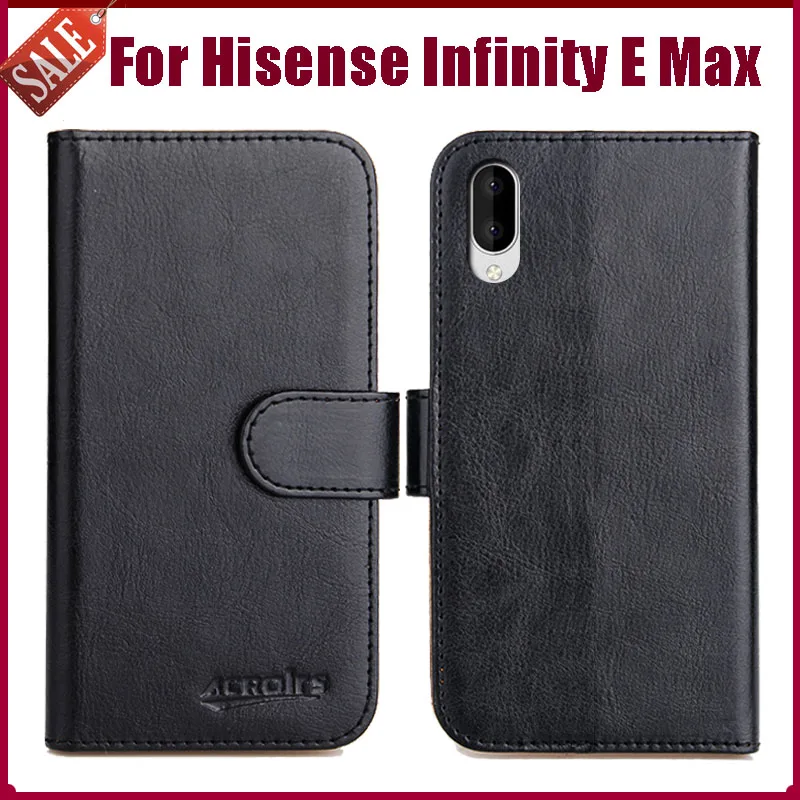 

Лидер продаж! Чехол Hisense Infinity E Max, 6,09 дюйма, 6 цветов, флип-кошелек, чехол с функцией подставки и отделениями для карт