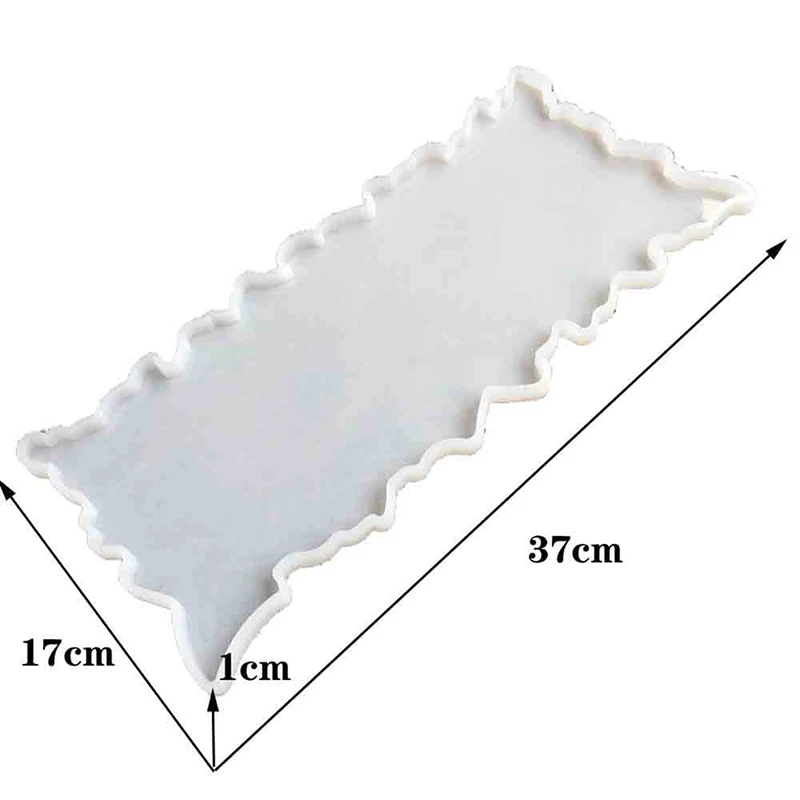 

diy Large Wave Shape Irregular Coasters Resin Casting Mold Resin Craft Art Coasters Tray Base Mold