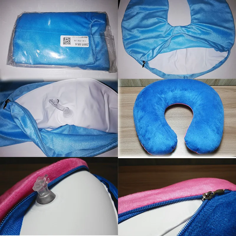 Новинка 1 шт. надувная подушка воздушная для ухода за полетом отдыха на шее мягкая