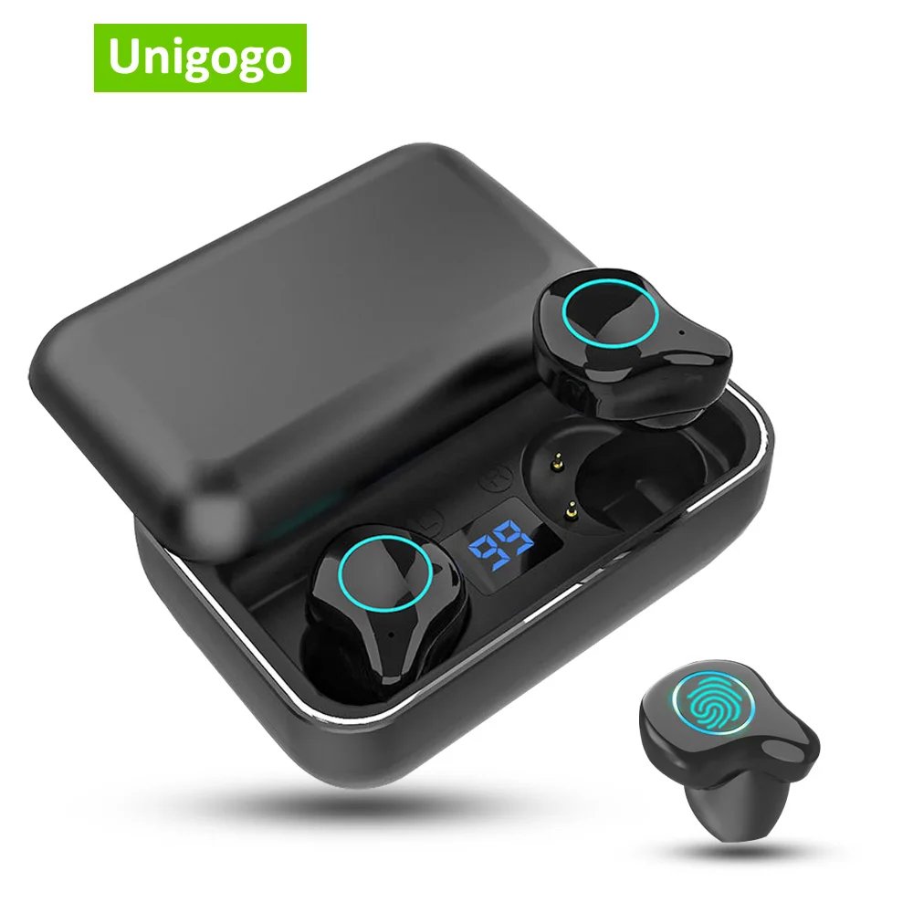 Беспроводные Bluetooth-наушники R6 TWS с сенсорным управлением гарнитура микрофоном и