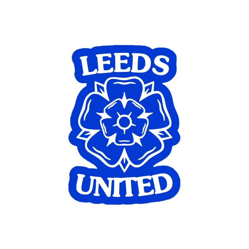 

Leeds United Football Club LUFC Window Sticker Decal Vinyl Bumper Motorcycle Helmet Decal