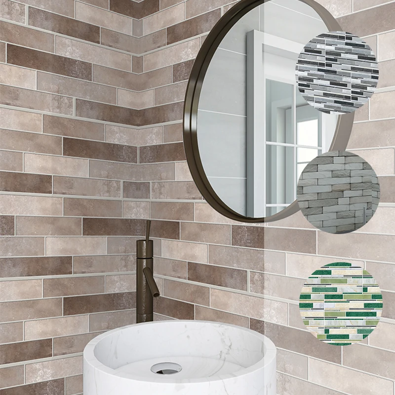 Самоклеющиеся Non slip Кухня мозаика наклейки матового Водонепроницаемый для