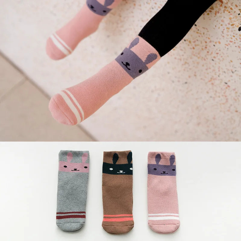 3 пар/упак. 100% хлопковые детские носки партия милые унисекс для девочек и
