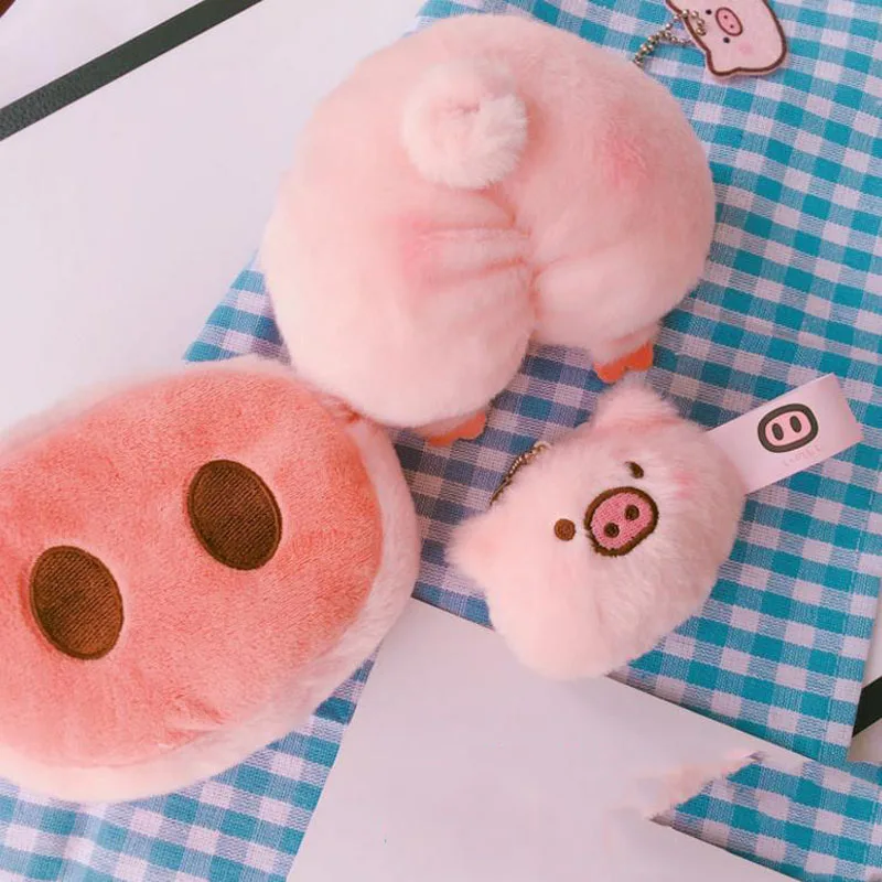 

1pc New Cute Pig Wallet Plush Purse Animal Stuffed Pig Pocket Bag Pig Coin Purse Bag Plush Toys Kids Girl Birthday Gifts