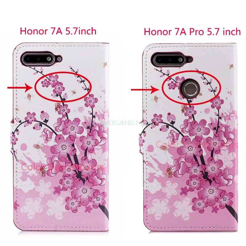 Чехол-книжка для HUAWEI Honor 7A, 32 ГБ, 16 ГБ, две sim-карты, ПУ Чехол для HUAWEI Honor 7A Pro, AUM-L29 чехол, кошелек, сумка, полный корпус