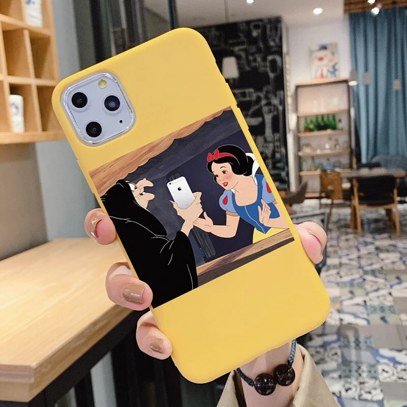 Чехол для iPhone 11 Pro Max X XR XS MAX 7 8 Plus 6 6S желтый матовый мягкий чехол из ТПУ телефона |