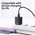 Baseus Super Si USB C Charger 20W Support Type C PD Fast Charging Portable Phone Charger For iPhone 12 Pro Max 11 Mini 8 Plus