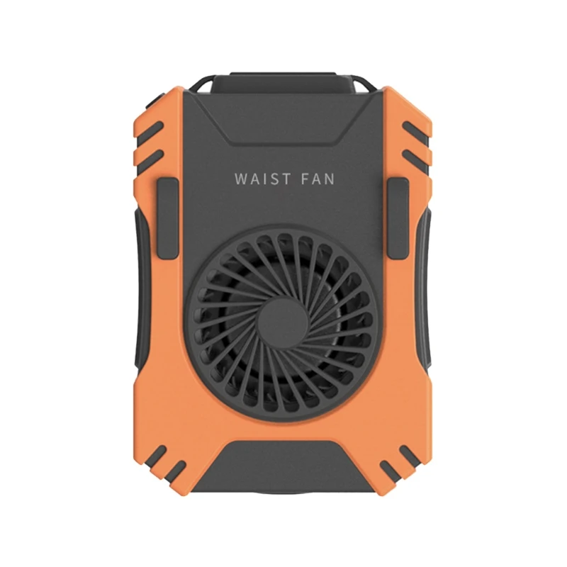 

Portable Mini Waist Fan Neckband Fan, 5000mAh Battery Powered Belt Fan 3 Speeds Air Cooler Personal Hand Free Lazy Fan N0PF