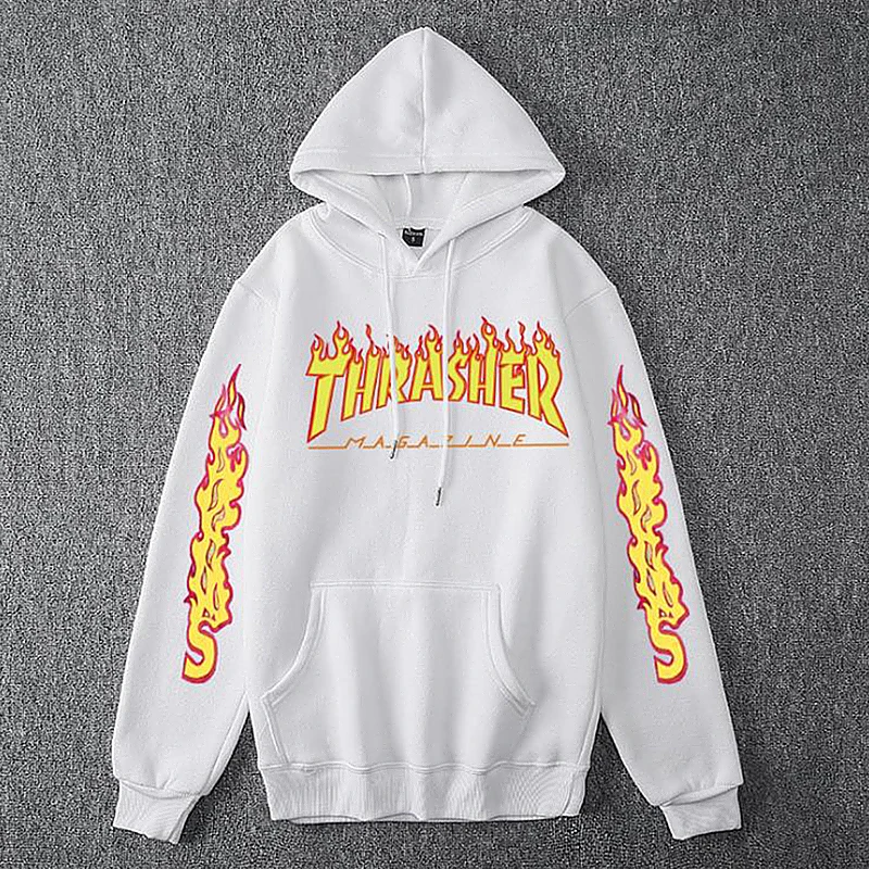 Осенне-зимняя популярная Европейская и американская фирма Blue Fire принт пламя плюс