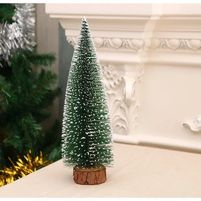 Рождественская и новогодняя Настольная мини-доска из кедра маленькая игла сосны