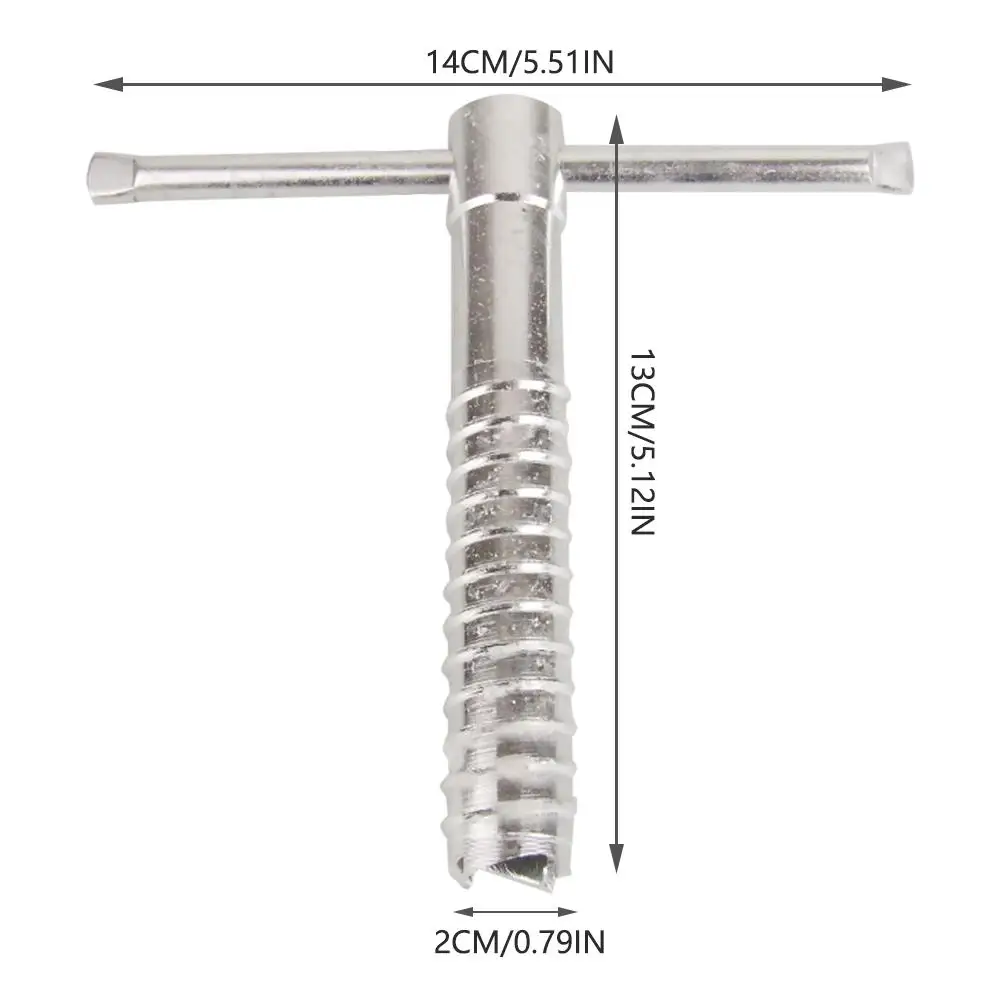 Многоцелевой зимний ледяной рыболовный инструмент из нержавеющей стали