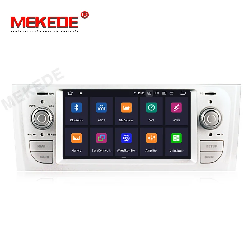 MEKEDE PX5 6,1 дюймов HD цифровой автомобильный стерео gps Android 9,0 для Fiat Grande Punto 199/310 2005-2009 Linea 323 2007-2011 YHTPD3L