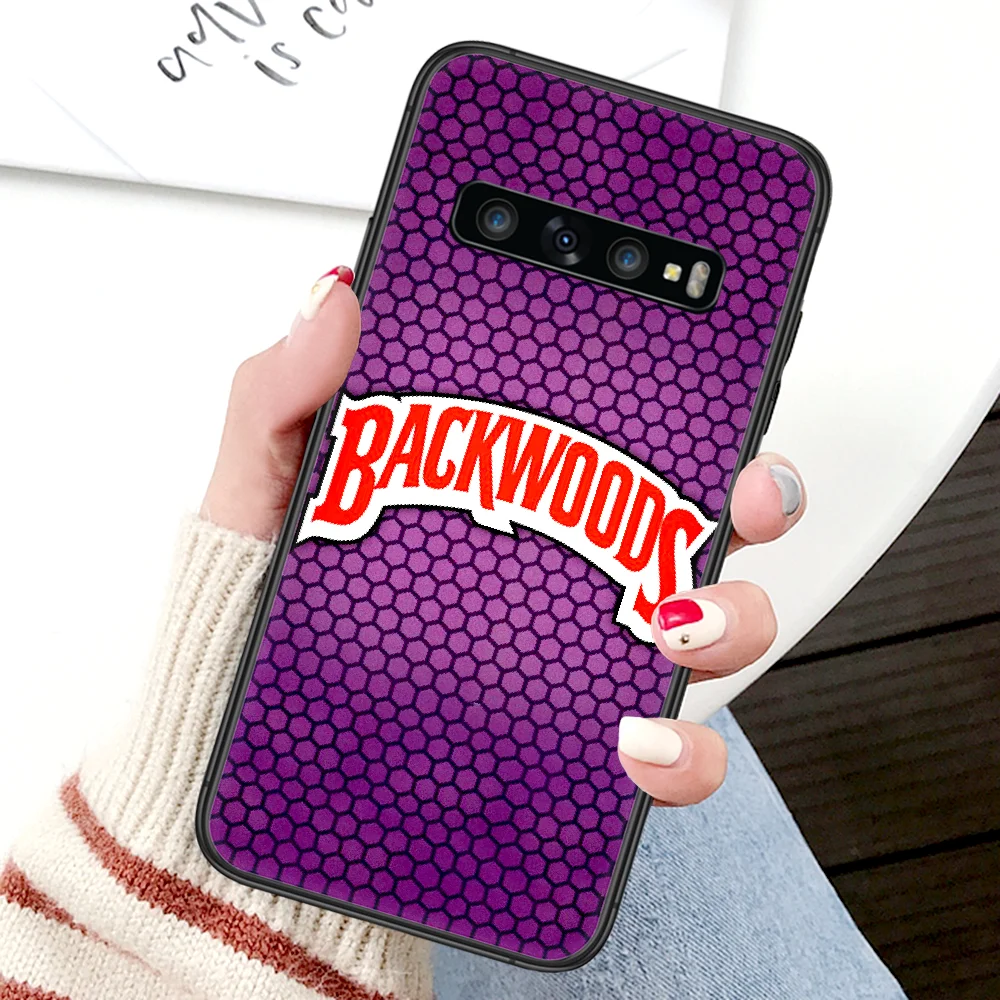 

Luxury Cigar Backwoods Brand Phone Case For Samsung Galaxy Note S 8 9 10 20 Plus E Lite Uitra black Back 3D Hoesjes Trend Cell