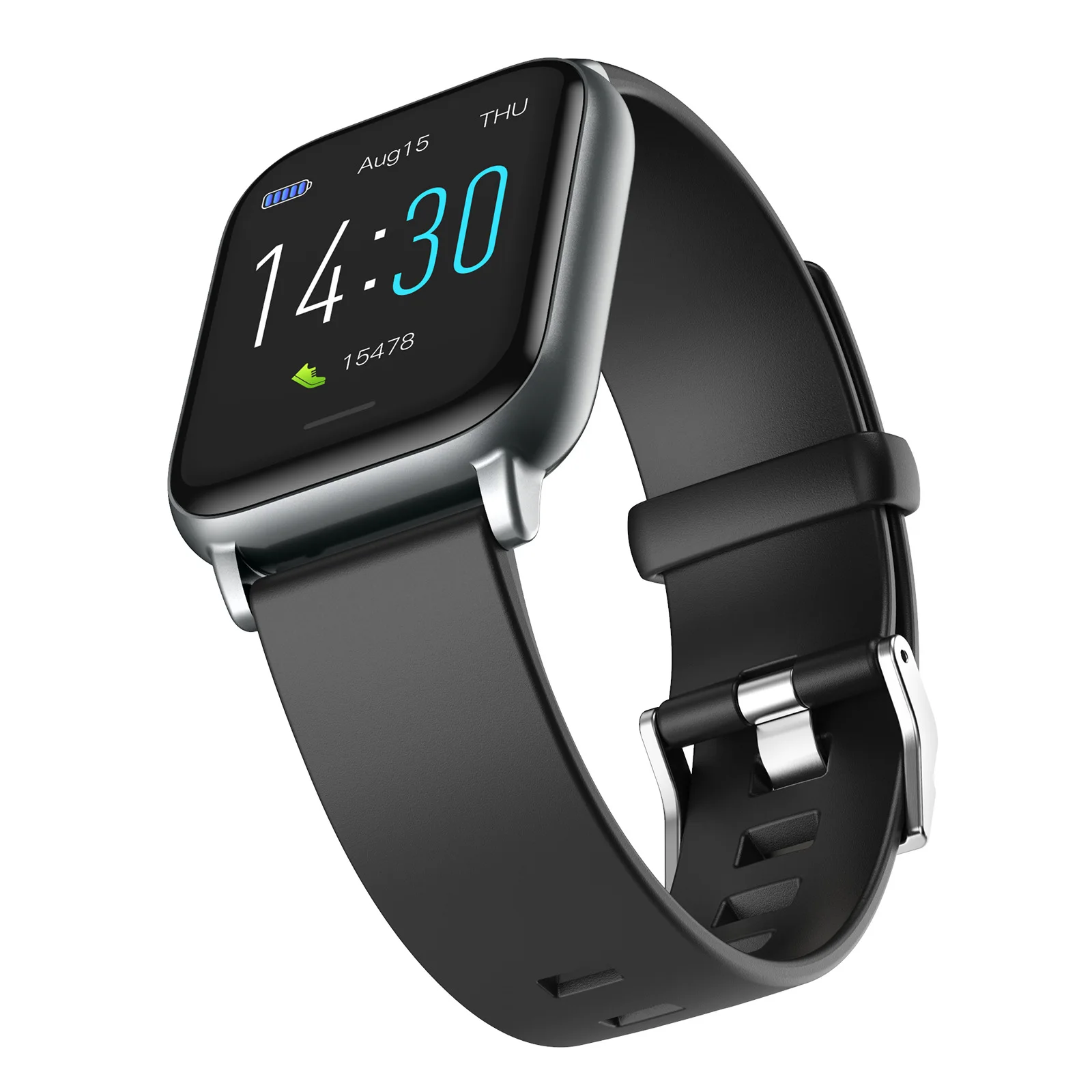 

2021 New S50 Sports Watch Heart Rate Health Blood Pressure Thermometer Step Waterproof Watch Smart Watch