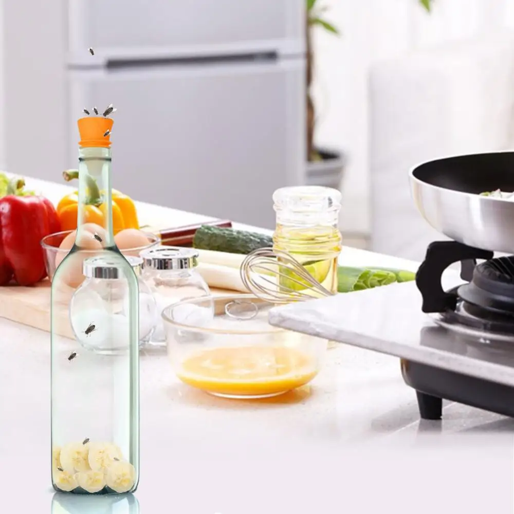 2 упаковки кухонных многоразовых ловушек для мух дома и улицы|Ловушки| |