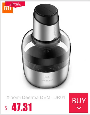 XIAOMI MIJIA Deerma Dem-jr05 электрическая мясорубка 0.6л Бытовая кухонная безопасная мясорубка эффективный измельчитель