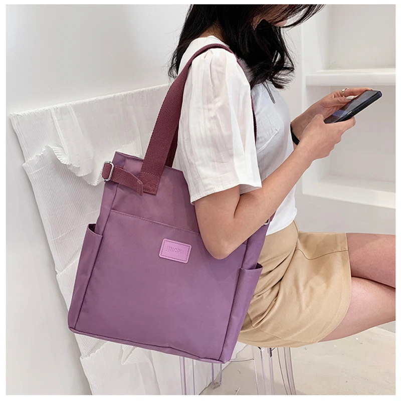 

Роскошные Дизайнерские дамские сумочки, удобная нейлоновая легкая сумка на одно плечо для мам, большая Женская дорожная сумка